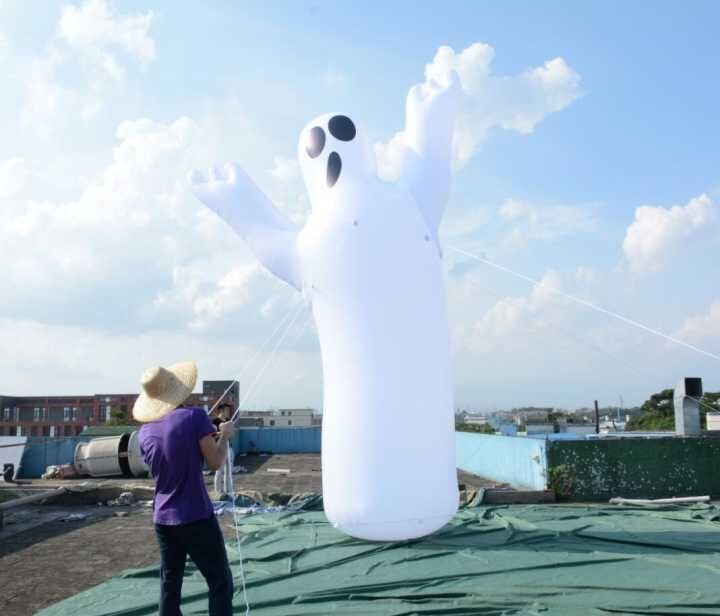 Giant ghost shape Halloween helium balloon